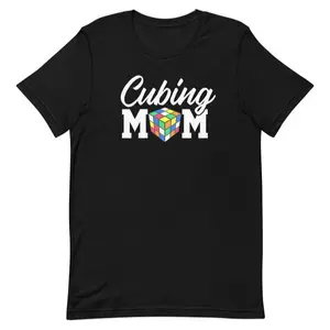 Cubing Mom (Dark) - Rubik's Cube Shirt