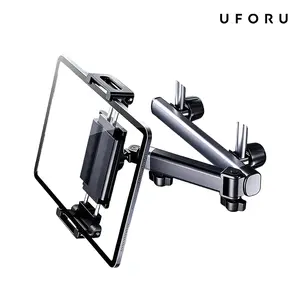 UFORU 3-in-1 Car Headrest Tablet & Phone Holder with Adjustable Extension Arm - Universal Back Seat Mount Compatible with 4.7-12.9" Devices like iPad, Galaxy & Fire HD, Perfect Fall Travel Essential for Moms & Kids Road Trips#SummerWins	#DFYD
