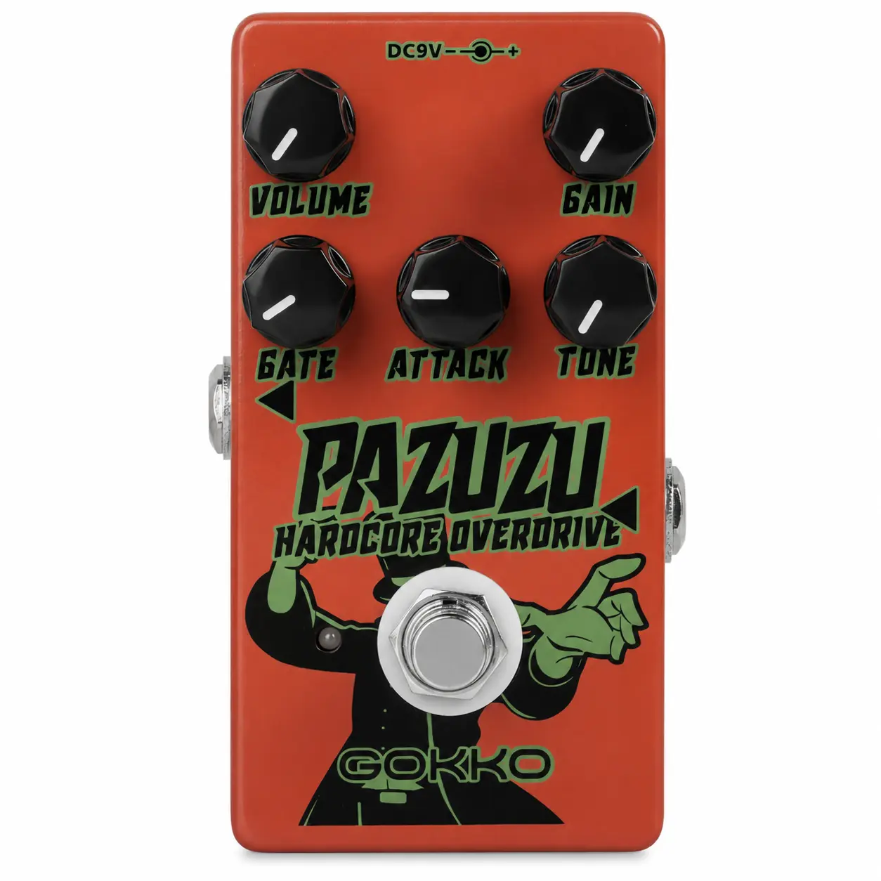 GK-62 6-Mode Overdrive Pedal for Electric Guitar with Adjustable Noise Gate