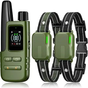 Dog Shock Collar 2 Dogs (10-120Lbs) - 4200FT Dog Training Collar with Remote IPX7 Waterproof Electric Collar with 4 Training Modes, Security Lock, Rechargeable e-Collar for All Breeds, Sizes
