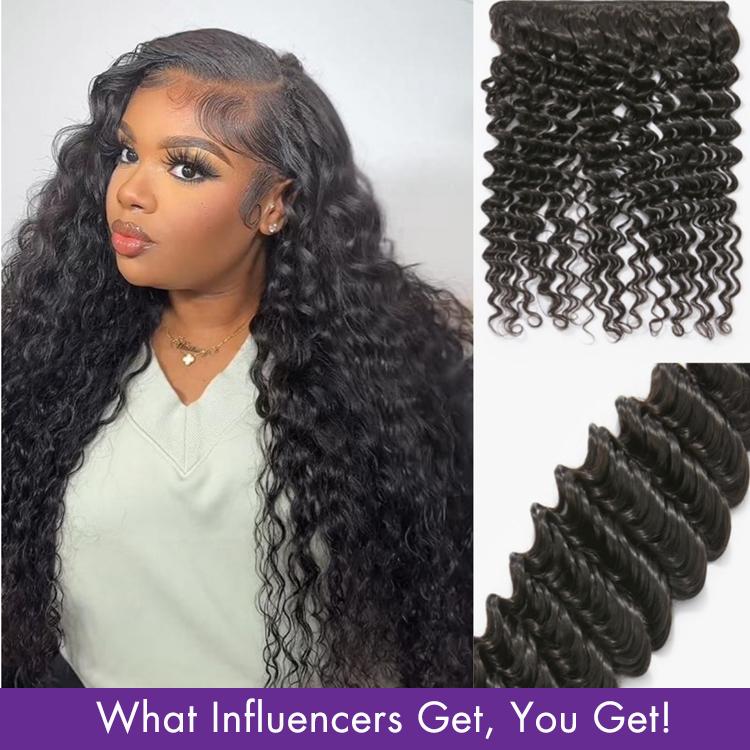 LUVME Upgraded 13A 100%  Virgin Remi Human Hair (100+/-5g) Dye. Perm. High-End Salon Hair Body Wave Deep Wave Silky Straight Messy Burmese Curl Bundle S+