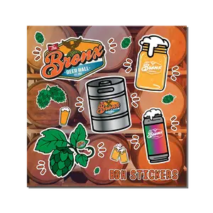 Bronx Beer Hall Sticker Sheet