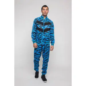 Reflective Tape Tiger Stripe Tracksuit