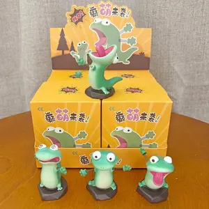 Random Blind Box Lizard Tom Ornament Anime Hopper King George Decorations Desk Accessories Stress Releasing Toy Party Gifts