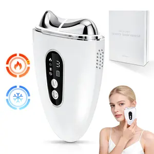 Electric Gua Sha Facial Tool with Hot & Cold Mode, Lymphatic Drainage Massager & Face Sculpting Tool for Neck & Face, Gentle Facial Massage for Daily Use or Gift