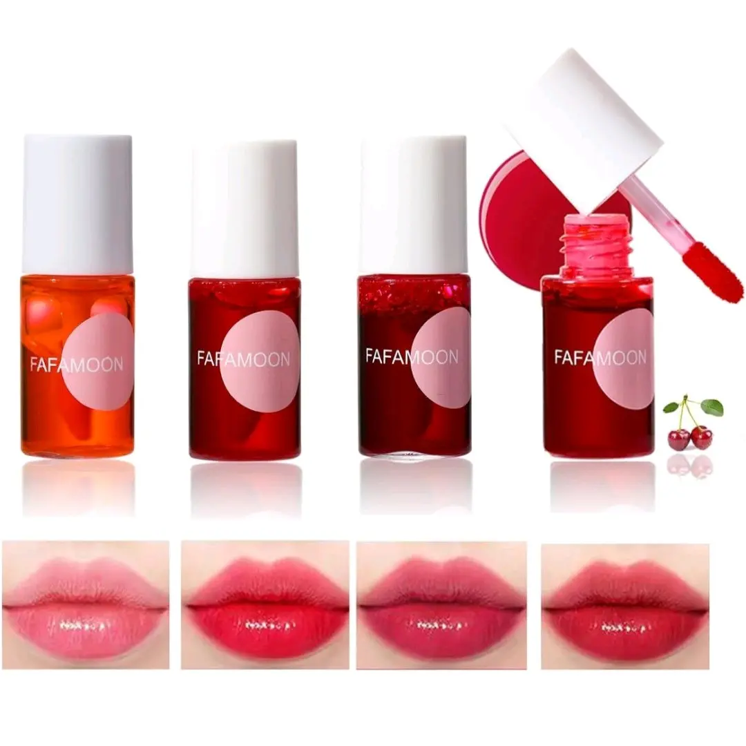Juego 3 en 1 tinte labial y mejillas, esmalte mate, hidratante y duradero. Gloss Lipgloss Makeup Glossy Lip Care Cosmetic Lipstick Color