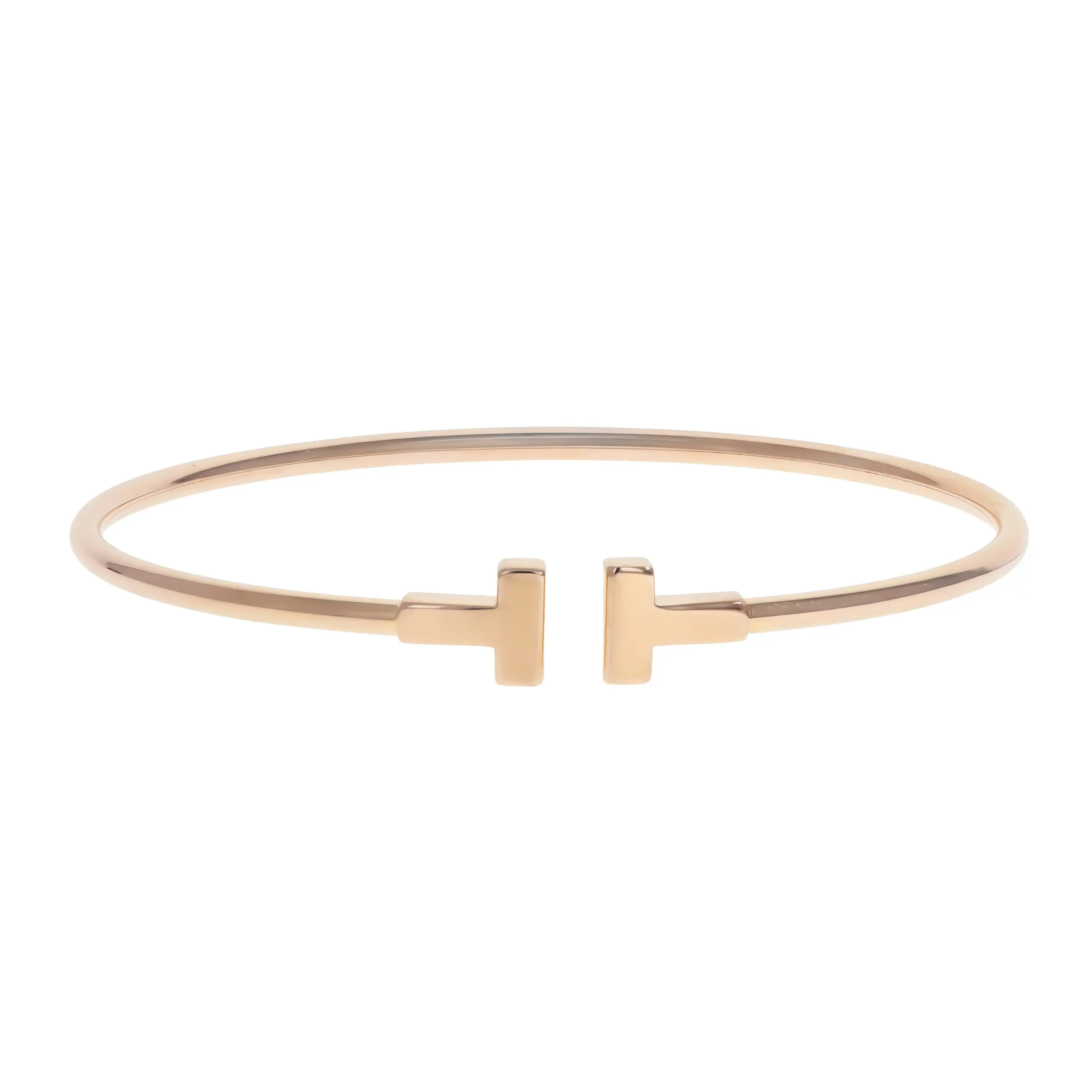 Pre-owned Tiffany & Co. Tiffany T Wire Cuff Bracelet