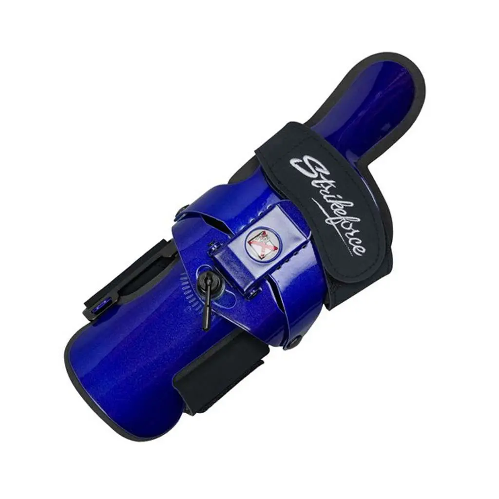 Kr Strikeforce Pro Rev 3 Power Bowling Sports Glove - Right Hand, Medium, 4 Forward Wrist-Cup Positions, Feather-Light Duraluminum, Lateral Adjustments, Four Forward Wrist-Cup Positions