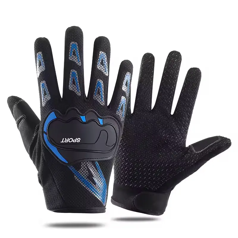 Unisex Warm Winter Motorcycle Racing Gloves, Full-Finger Moto Protective Gear with Unisex Fit, Touchscreen Compatibility, Moisture-Wicking, Anti-Slip Grip, Impact Protection (for ATV, Cycling)
