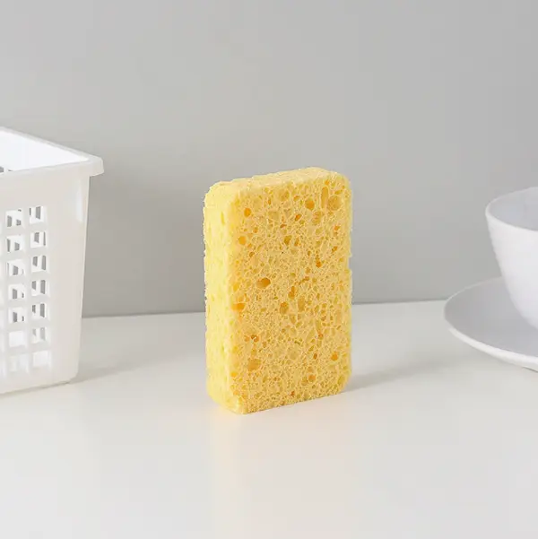 Cellulose Dish Washing Sponge Compostable Wood Pulp Sponge Non Scratch Kitchen Cleaning Sponges
