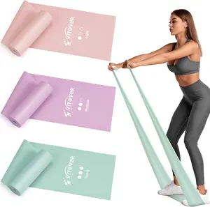 Resistance Bands Set – Workout, Stretch & Exercise Bands for Strength Training, Physical Therapy, Pilates, Yoga & Rehab Starter Set