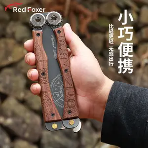 Double-Sided Folding Saw Wooden Handle Outdoor Camping Portable Butterfly Saw Household Logging Saw Handheld Small Woodworking Handsaw