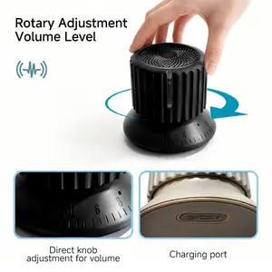 TWS Volume Knob Bluetooth Speaker mini portable speaker Magnetic TWS wireless speaker