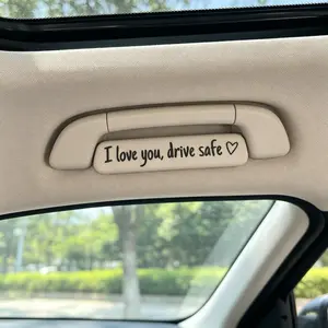 4PACK “Te Amo, Maneja Con Cuidado” Car Decals – Windshield & Rearview Mirror, Safe Driving, Stylish Vehicle Sticker for Drivers & Car Enthusiasts