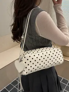 Women's Fashion PU Handbag, Large Capacity Crossbody Bag, Zip Closure, Perfect for Office, Travel, Outdoor Activities, Ideal Gift