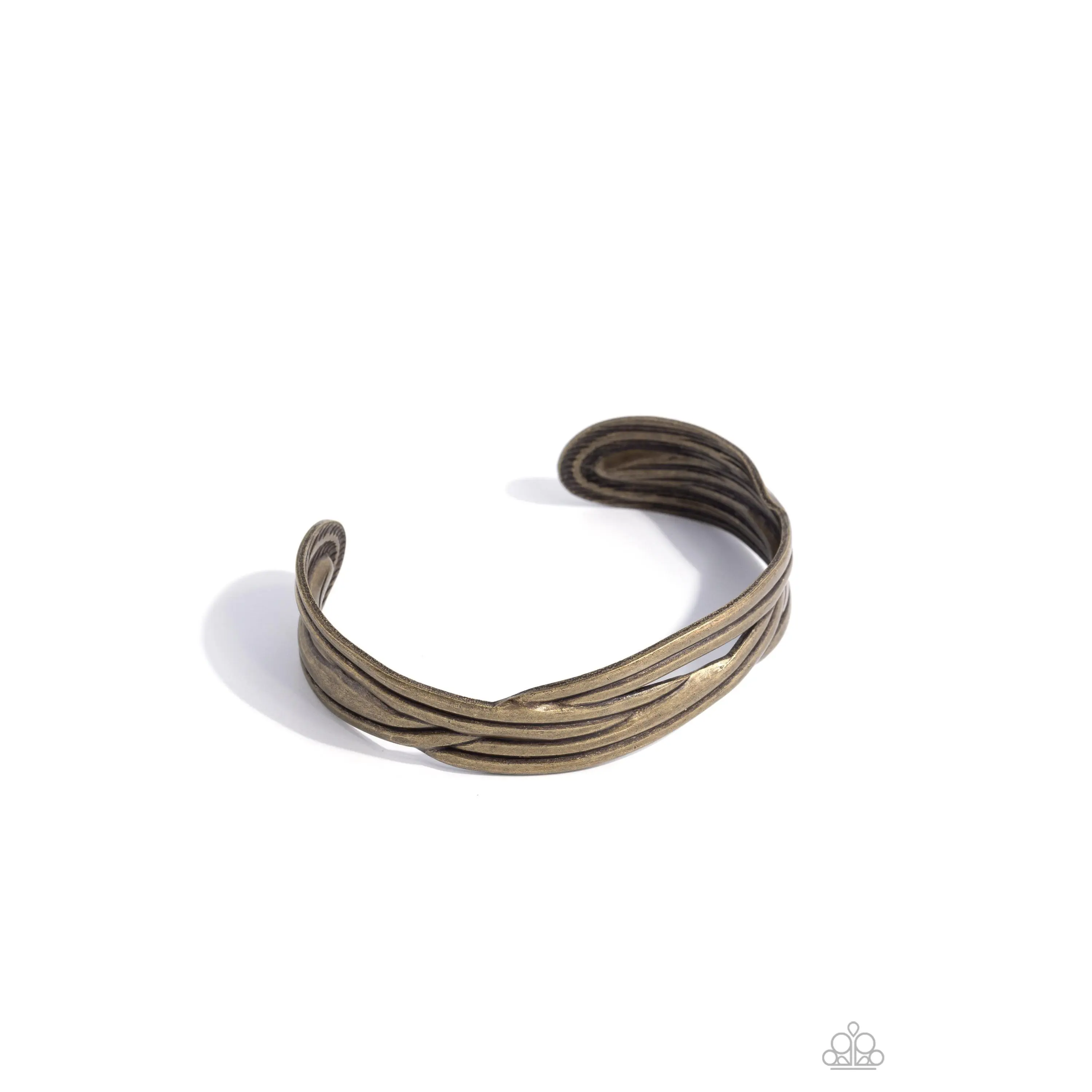 Urban Update - Brass Bar Cuff Bracelet - Paparazzi