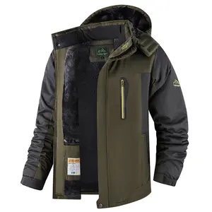 Winter Thermal Men's Snowboard Parka Waterproof Fleece Insulated Ski Jacket Raincoat