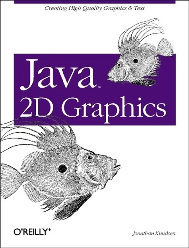 Used O'Reilly Java 2D Graphics Book - Jonathan Knudsen, 1999 Edition, 368 Pages, Softcover, Examples Included, High-Quality Graphics, Detailed Explanations for Beginning Java Programmers, English Language