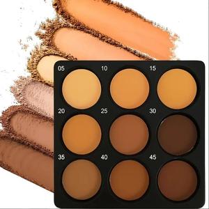 matte finish contour palette, 1 count long lasting waterproof concealer makeup palette for daily use, facial makeup products