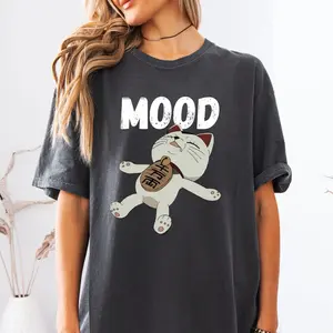 Comfort Colors My Mood Today Tee, Turbo Granny T-shirt Cosplay Momo Anime T-Shirt, Manga Shirt, Funny Anime Vintage Shirt