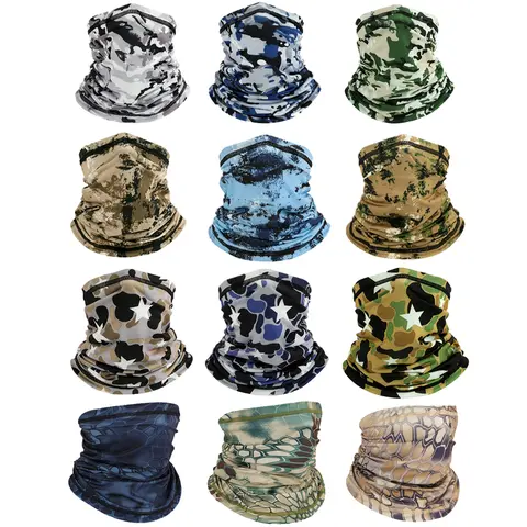 3PCS/Set  Summer Neck Gaiter Balaclava Face Mask,Ice Silk Cooling,UV Protection for Women Men Outdoor Sports