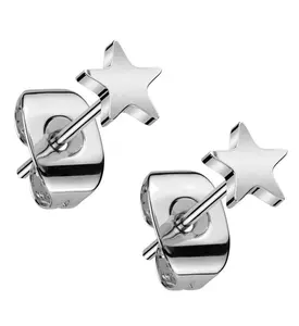 Star Titanium Stud Earrings Star Titanium Stud Earrings