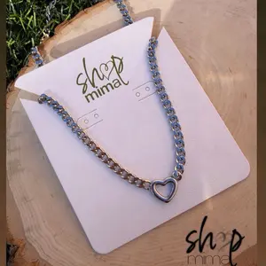 Shop Mimal Chain Heart Necklace Stainless Steel Elegant Jewelry for Women