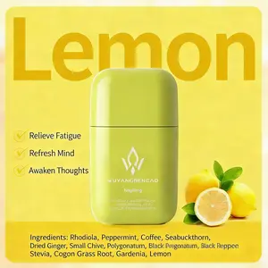 Square Dual-Cover Herbal Aromatherapy Inhaler | Portable Refillable Essential Oil Stick, Ideal for