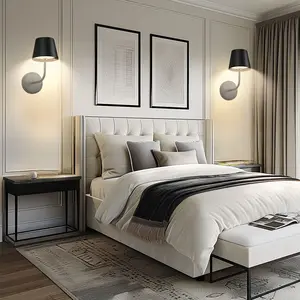 Rechargeable LED Wall Light with Remote Control, Adjustable Brightness Night Lamp, Home Lighting for Bedroom Living Room Bathroom Kitchen, Home Decor Light