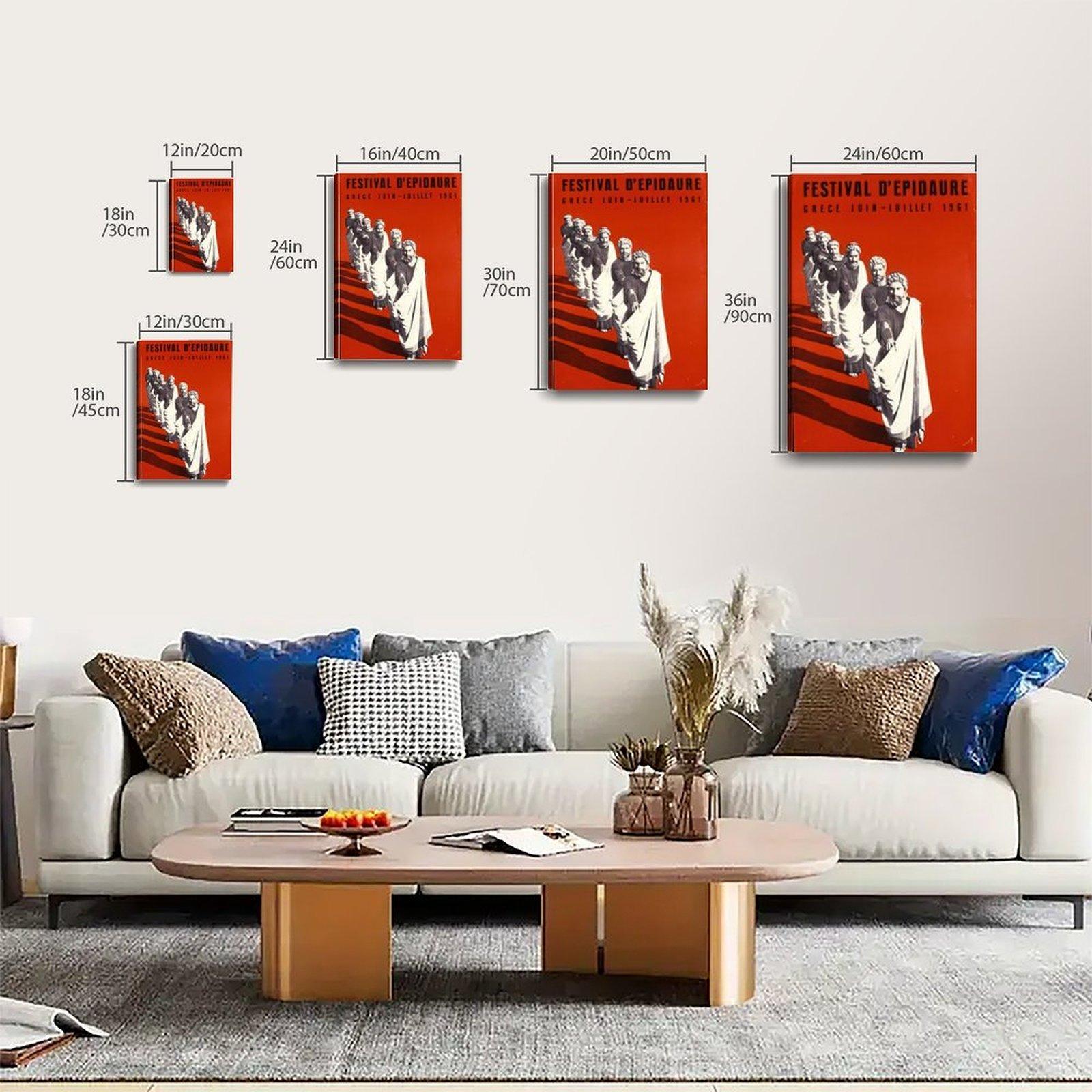 Vintage Poster The First Modern Olympics Poster Decorative Painting Canvas Wall Art Picture Print Modern Family Bedroom Decor