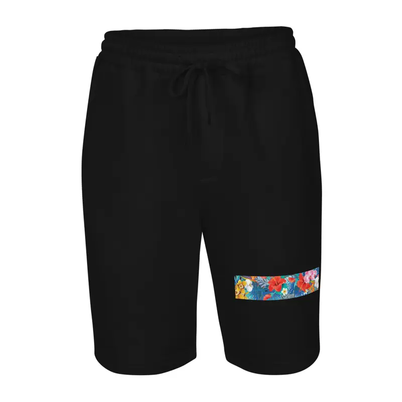 Acossi sunbeam men shorts Casual Cotton Low Waist Black Menswear Pocket Soft