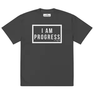 I Am Progress Retro Oversized T-Shirt