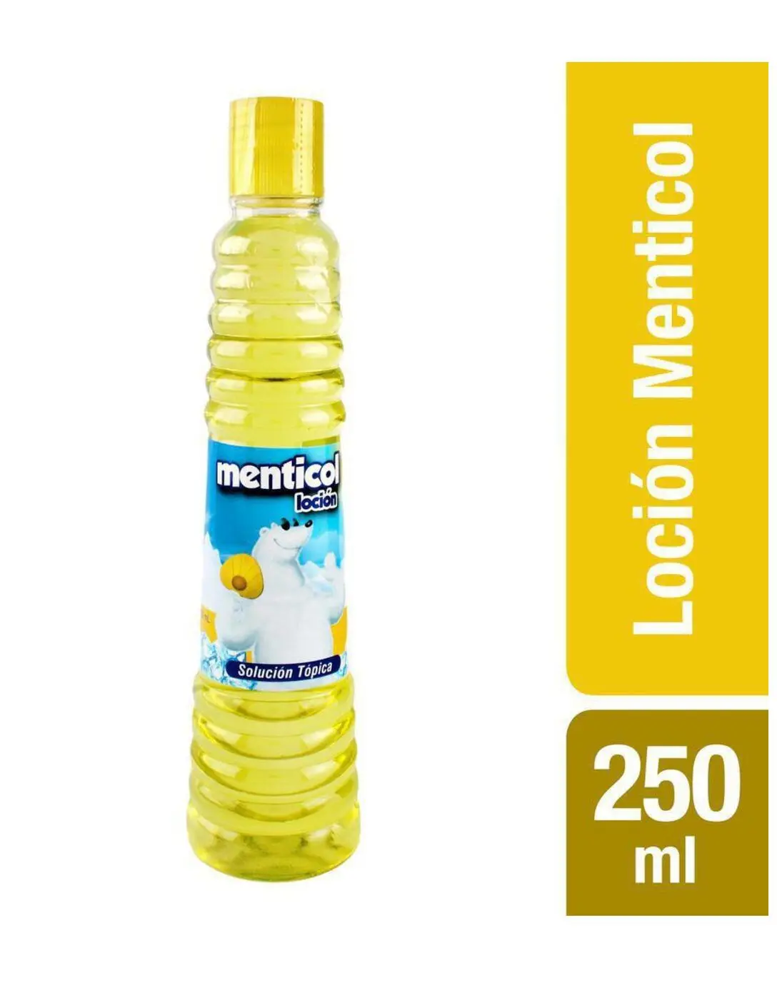 Menticol topical lotion designed for external use.
