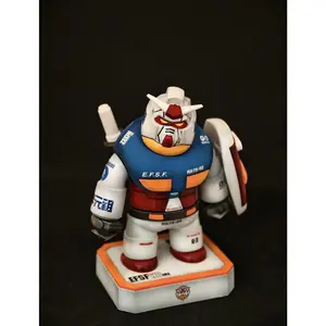 Magnetic Gundam Mecha Figure Toy, Exquisite Office Decoration, Magnetic Assembly Model Figurine