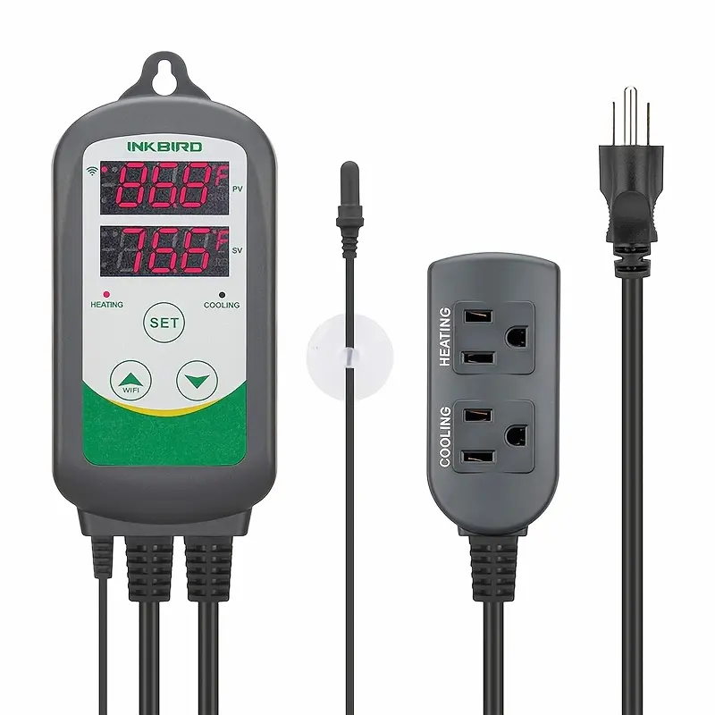 Digital Temperature Controller, Aquarium Thermostat, Remote Control, for Aquarium Heaters And Coolers, with Sensor