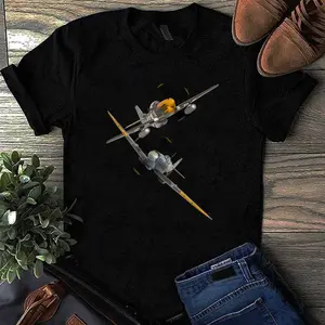 P51 Mustang And Spitfire Tee Shirt T-Shirt