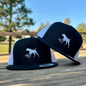 Black/White Yupoong 6006 Classic Pointer Hat