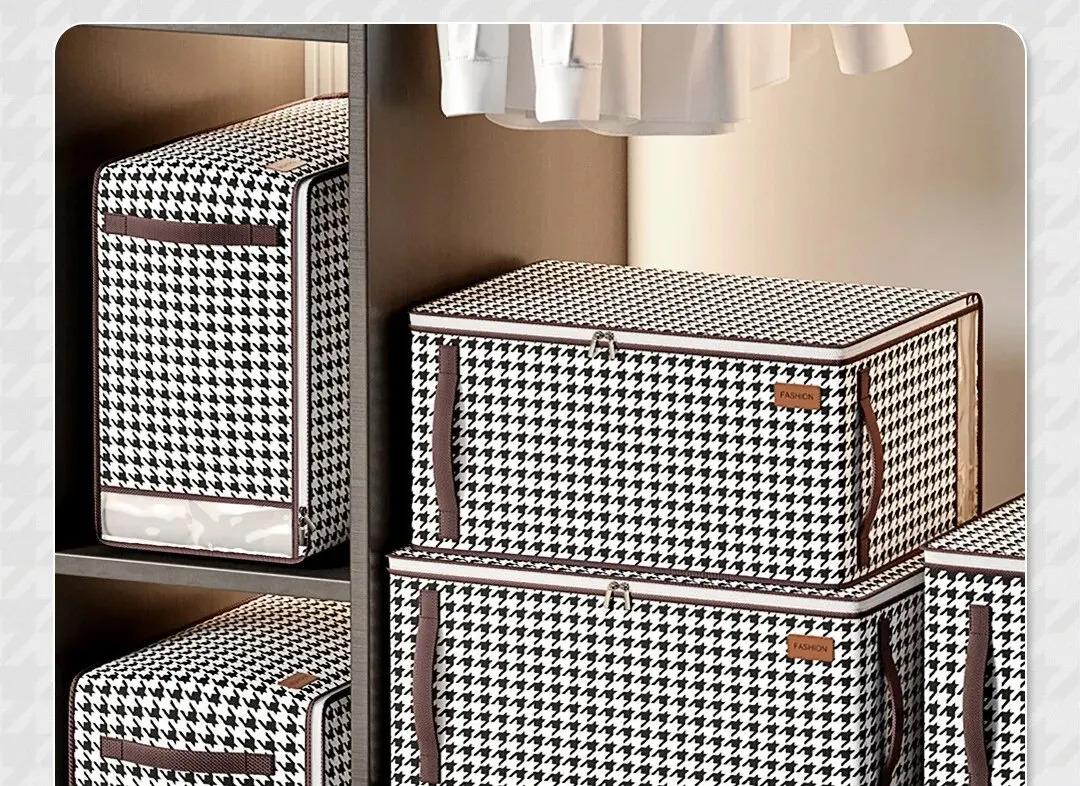 Thickened Non-woven Quilt Storage Bag For Household High-capacity Clothing Clothes Packaging Bag Organizing Luggage Bag