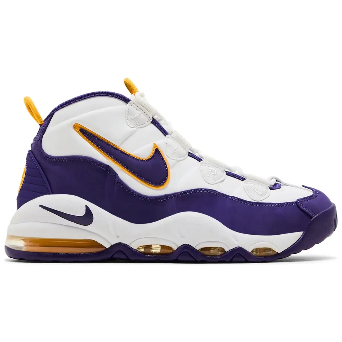Nike Air Max Uptempo Lakers Derek Fisher Men's Fashion Shoes New