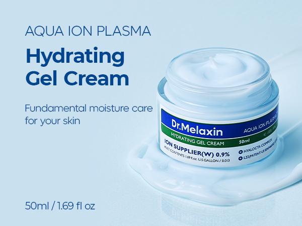 [Dr.Melaxin Official] Aqua Ion Plasma Hydrating Gel Cream | Moisturizing, L22, Brightening, Anti-aging | Korean Cosmetics | 50ml