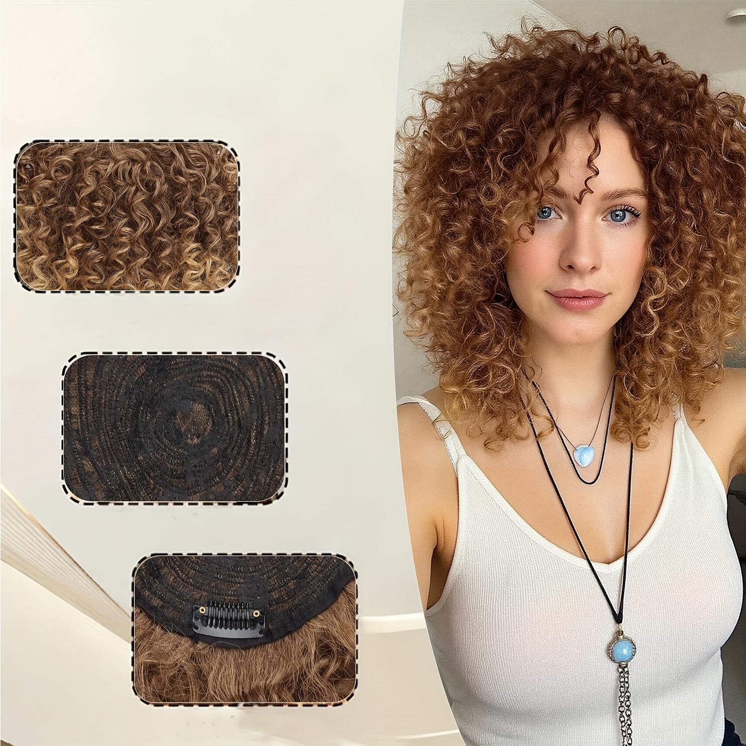 The Small Wig Enhances Hair Volume And Is Made of High-Temperature Resistant Synthetic Material, Suitable for Everyday Wear. It Adds Volume for Festive Occasions Like Halloween And Christmas