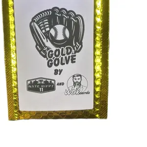 Nate Rippz 11 & WDK Cards Baseball Gold Glove Card- Gold Glove Baseball Card guarantees one baseball card!! 20 floor 240 ceiling you could get Autos, Numbered, case hit inserts, and HFA in these packs