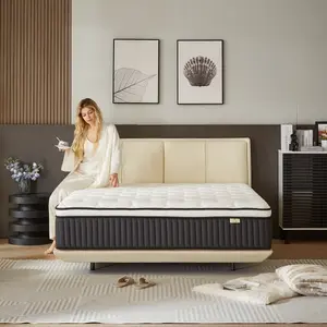 10/12/14 Inch Full, Queen Mattress Memory Foam And Spring, Hybrid MattressMedium Firmness, Lumbar Support, For Home Rooms Hotels, Boxed Halloween ChristmasGift Furniture Ergonomic queen size mattress Interior Modern queen size mattress