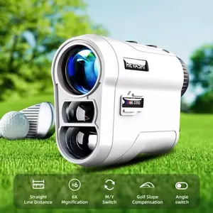 REVASRI Golf Laser Rangefinder Rechargeable 600M/1000M 6X Magnification Monoculars Telescop Range Finder for Outdoor Sports