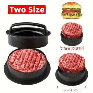1 Set, for RV Kitchen, Burger Press, Patty Press, Cheeseburger Press, Creative Burger Press, Non-Stick Hamburger Press, Patty Maker Mold for Meat Beef Cheese Veggie, Kitchen Tool