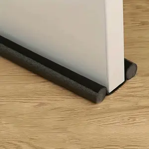1pc Foam Door Bottom Seal Strip - Dustproof, Windproof, Noise Reduction Tape for Bedroom Doors, Easy Installation, Synthetic Rubber Material,Noise Reduction Seal | Smooth Texture Strip | Easy install Seal