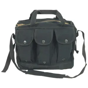 Canvas Mag Shooters Bag - Black