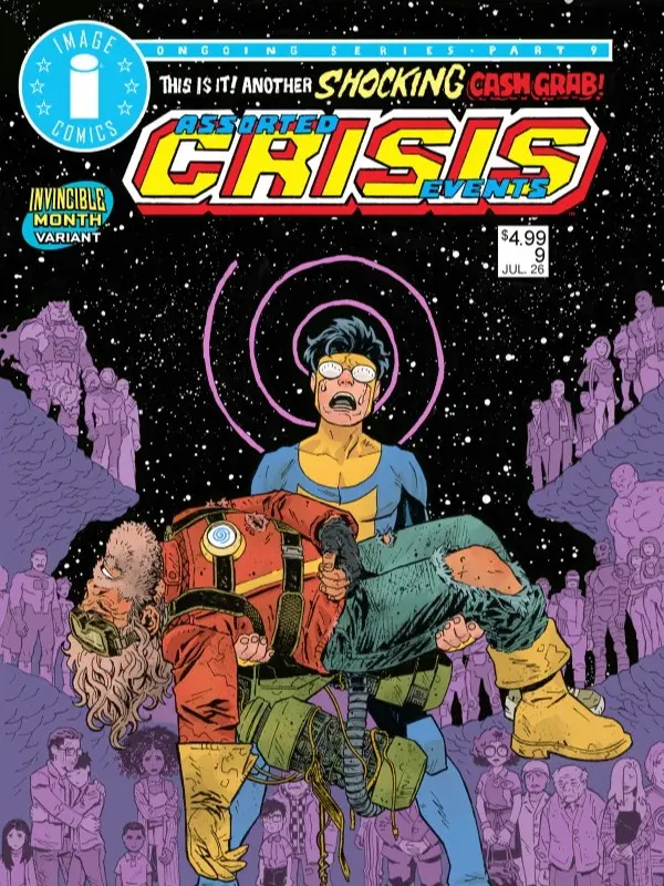 Assorted Crisis Events #9 Cover C Eric Zawadzki Invincible Team-Up Variant Comic Book