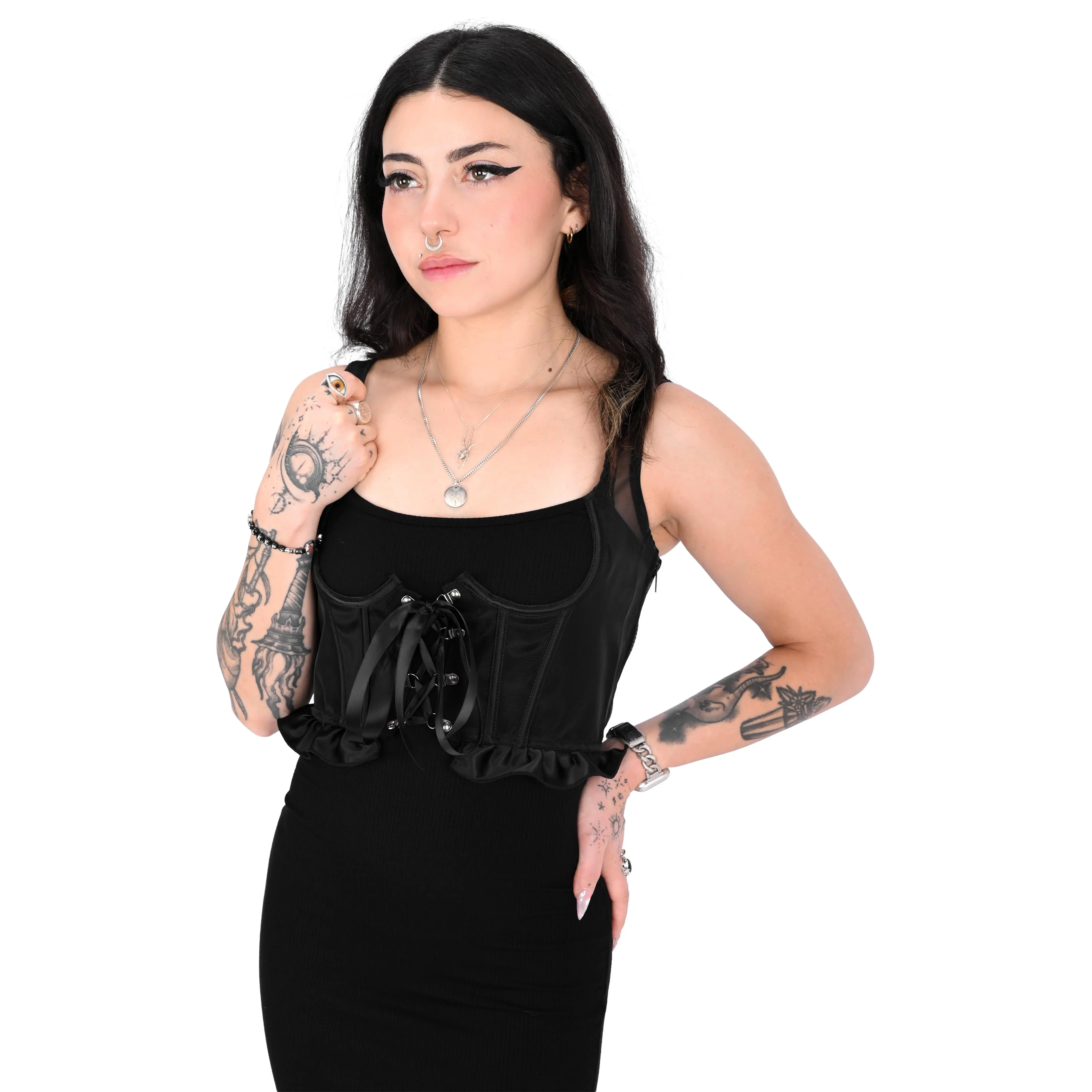 Mesh Underbust Corset - No Restock! - XS/S/M left!