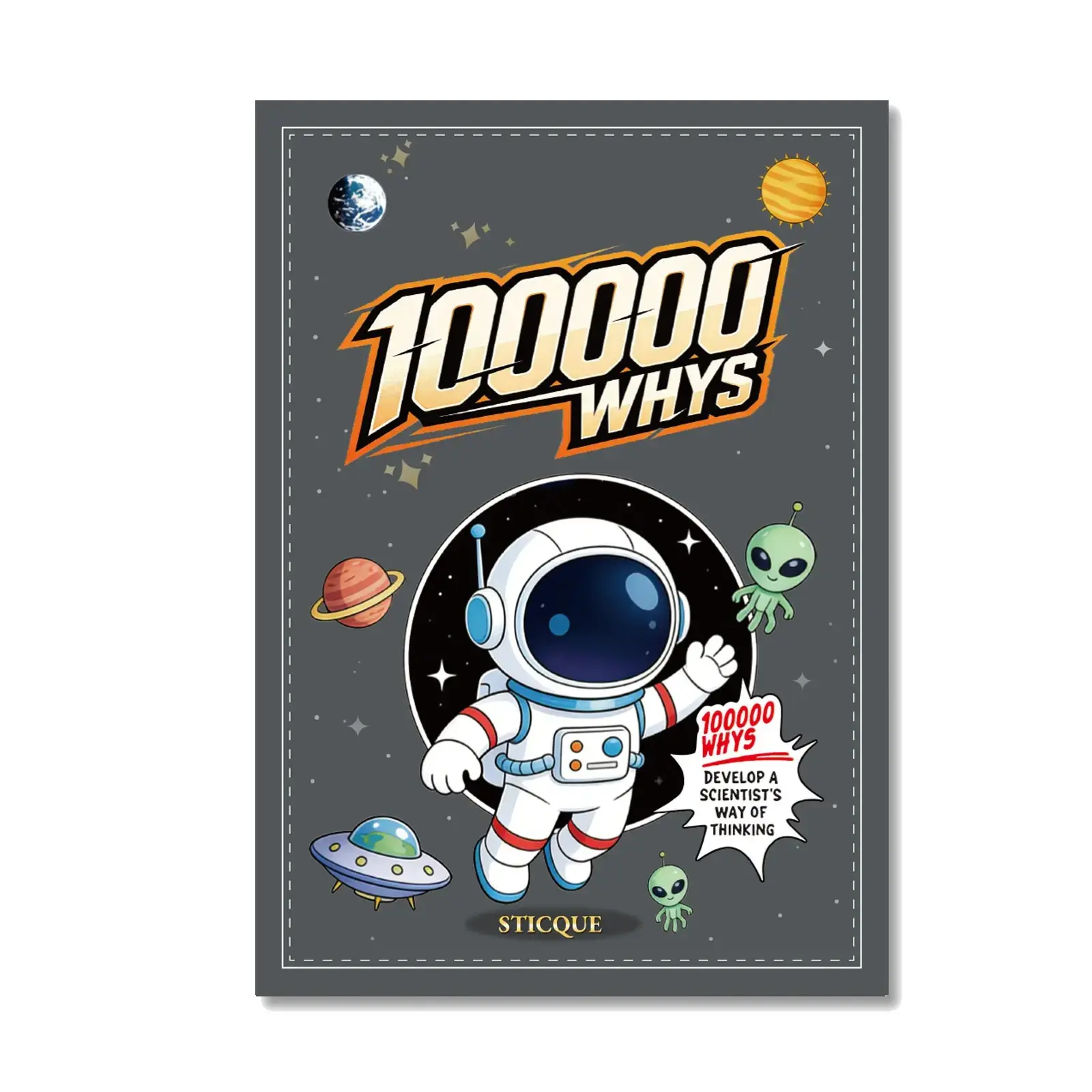 Children's notebook [Why 100,000?] Extracurricular reading gift for elementary school students, including packaging.